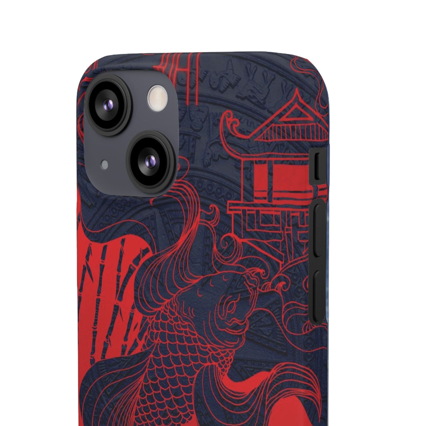 Crimson Koi Fish  – Luxury Phone Case