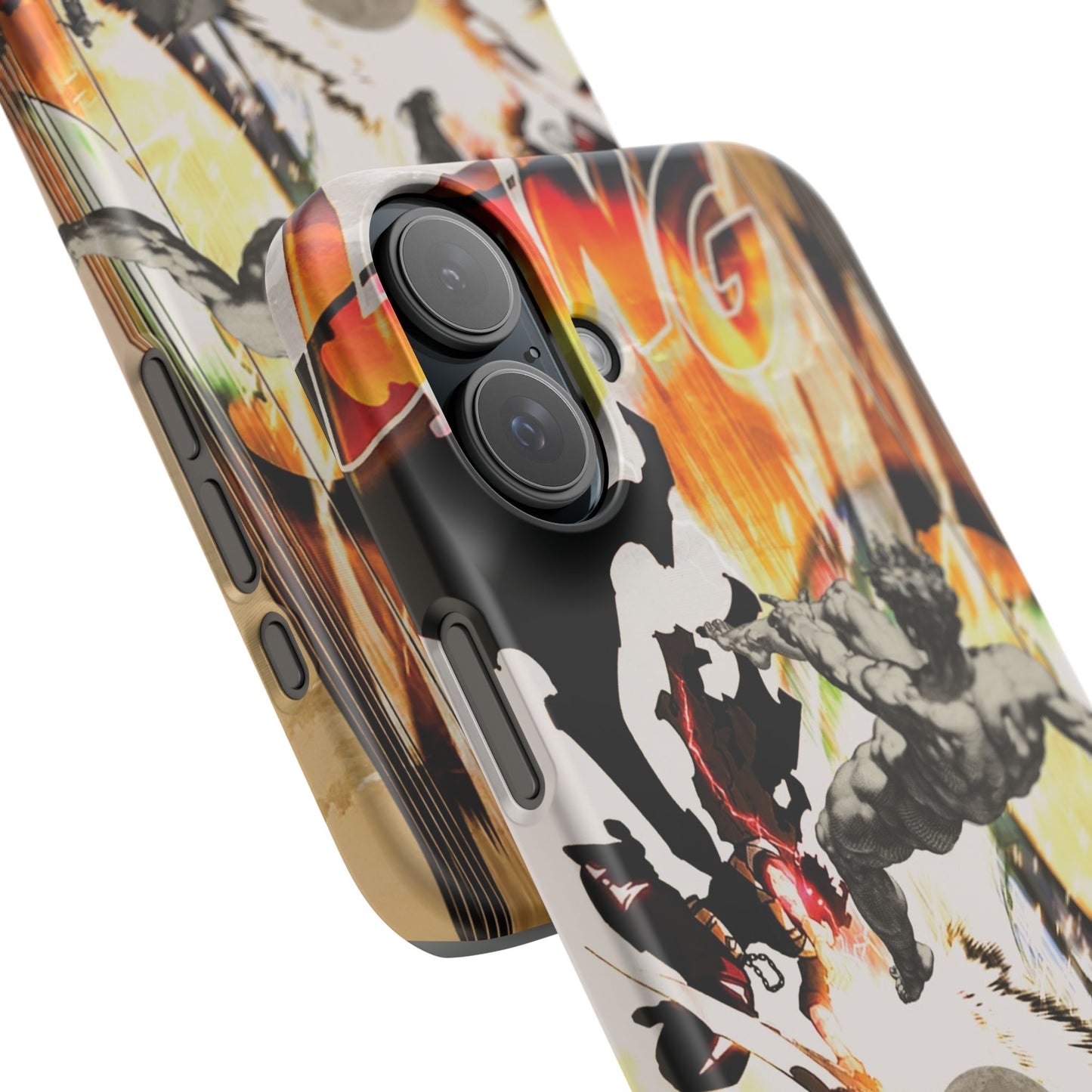 The CLANG of Ascension Mythic Hero Clash of Renaissance and Manga Design Phone Case