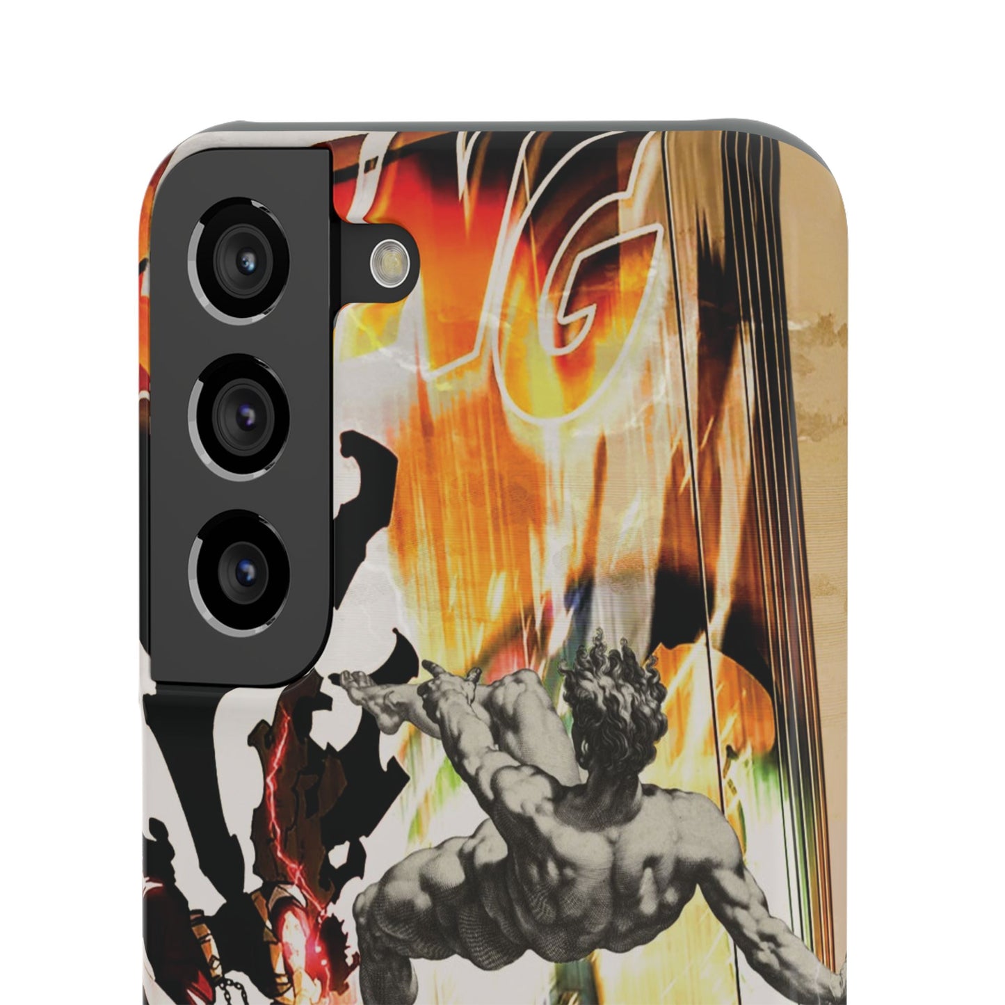 The CLANG of Ascension Mythic Hero Clash of Renaissance and Manga Design Phone Case