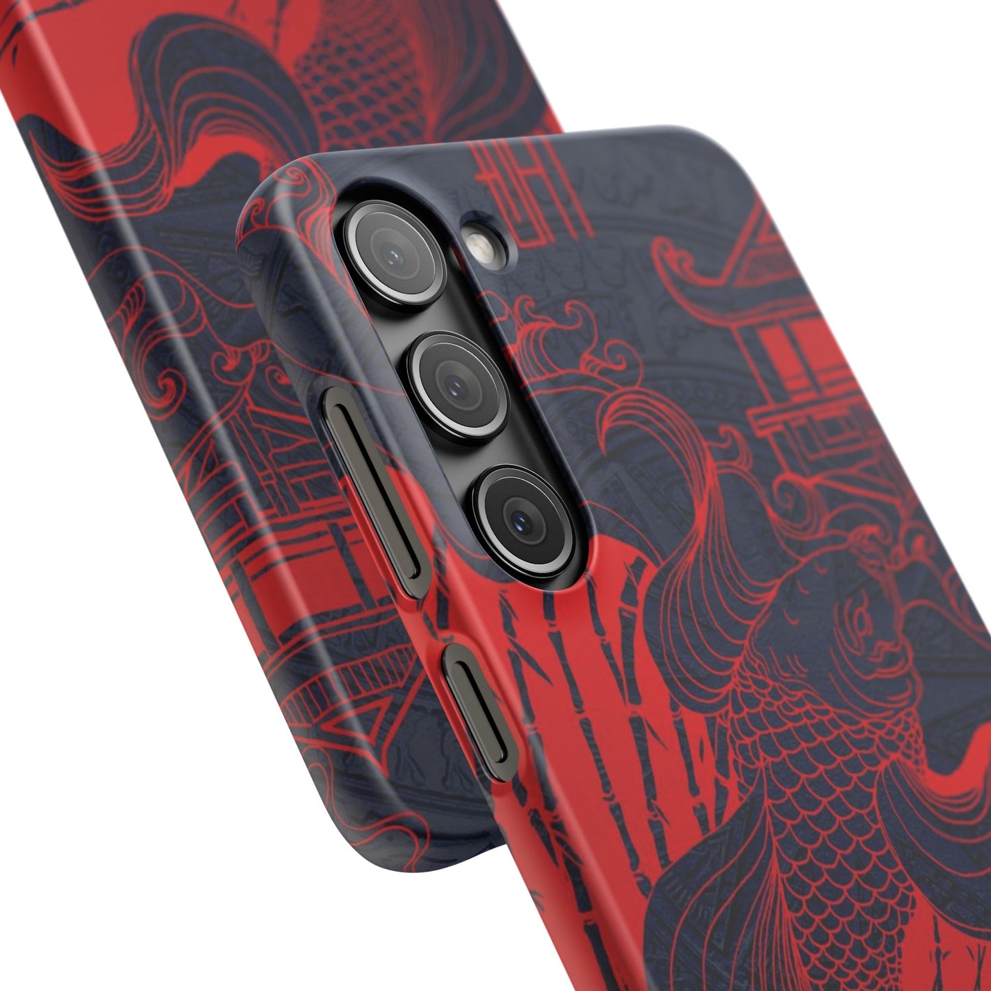 Crimson Koi Fish  – Luxury Phone Case