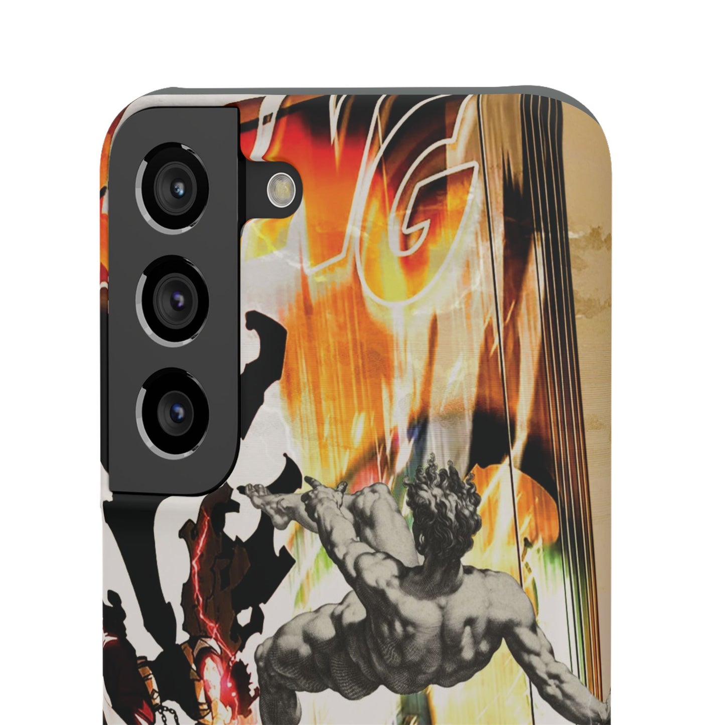 The CLANG of Ascension Mythic Hero Clash of Renaissance and Manga Design Phone Case