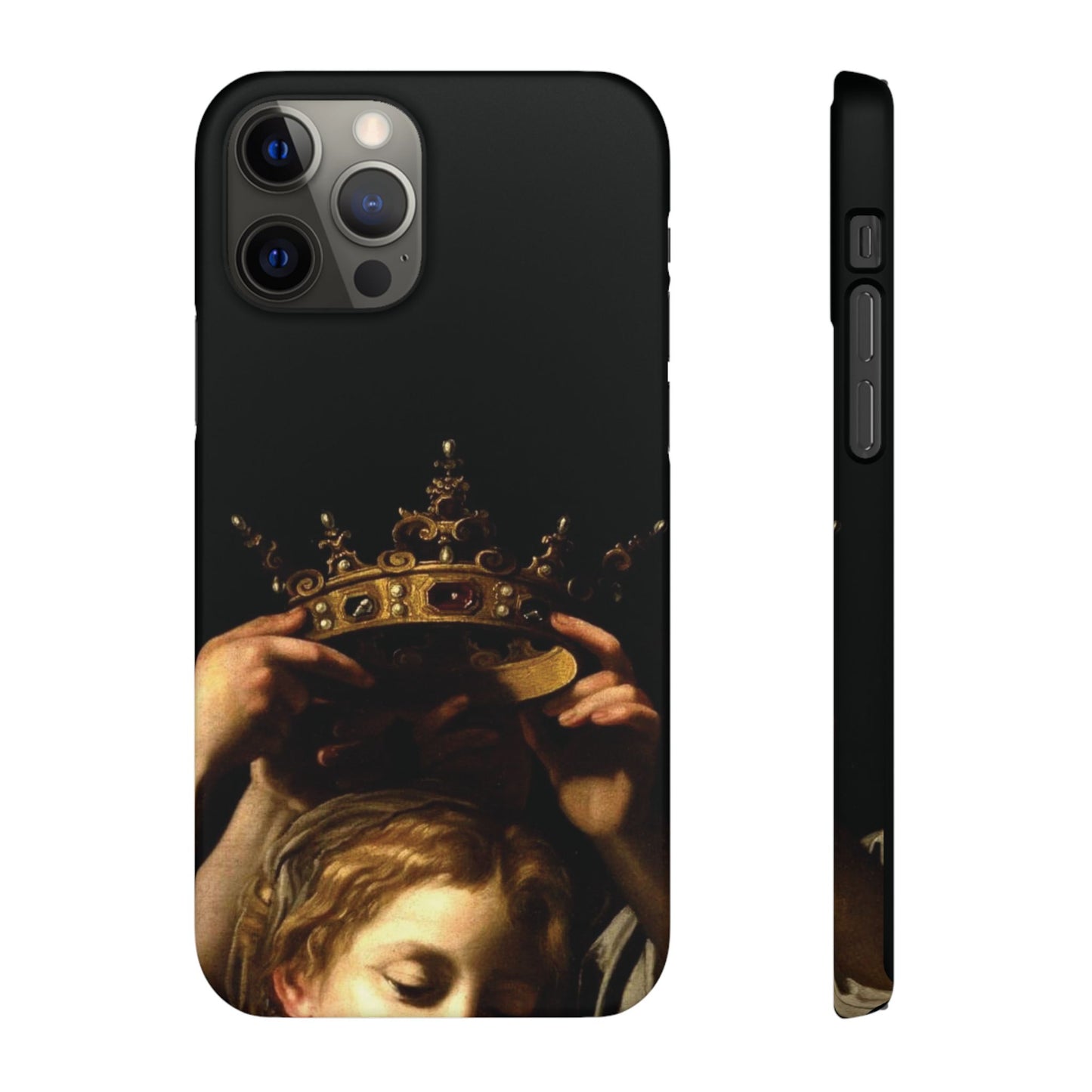 Crown by Bartolomeo Cavarozzi 1620 iPhone Case Renaissance Queen Aesthetic