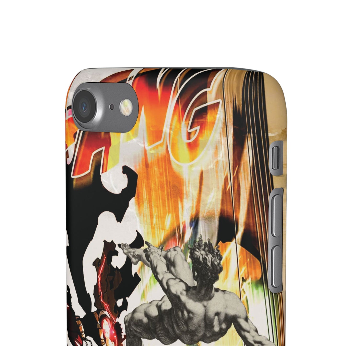 The CLANG of Ascension Mythic Hero Clash of Renaissance and Manga Design Phone Case