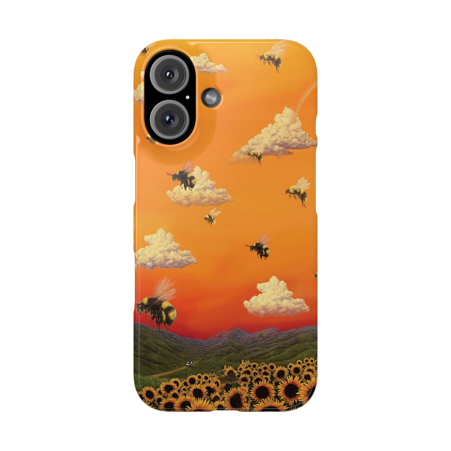 BEES IN THE SKY PHONE CASE DESIGN