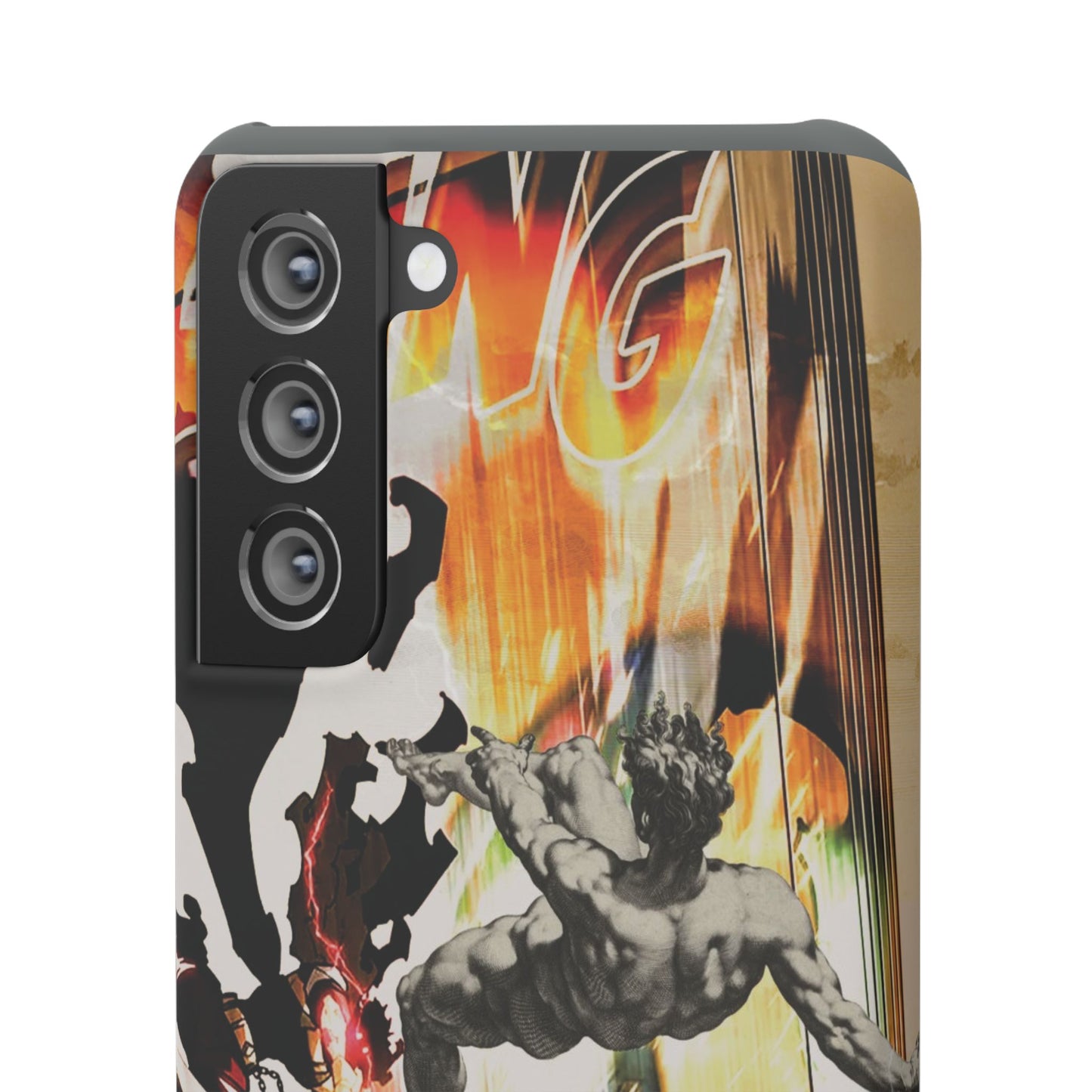 The CLANG of Ascension Mythic Hero Clash of Renaissance and Manga Design Phone Case