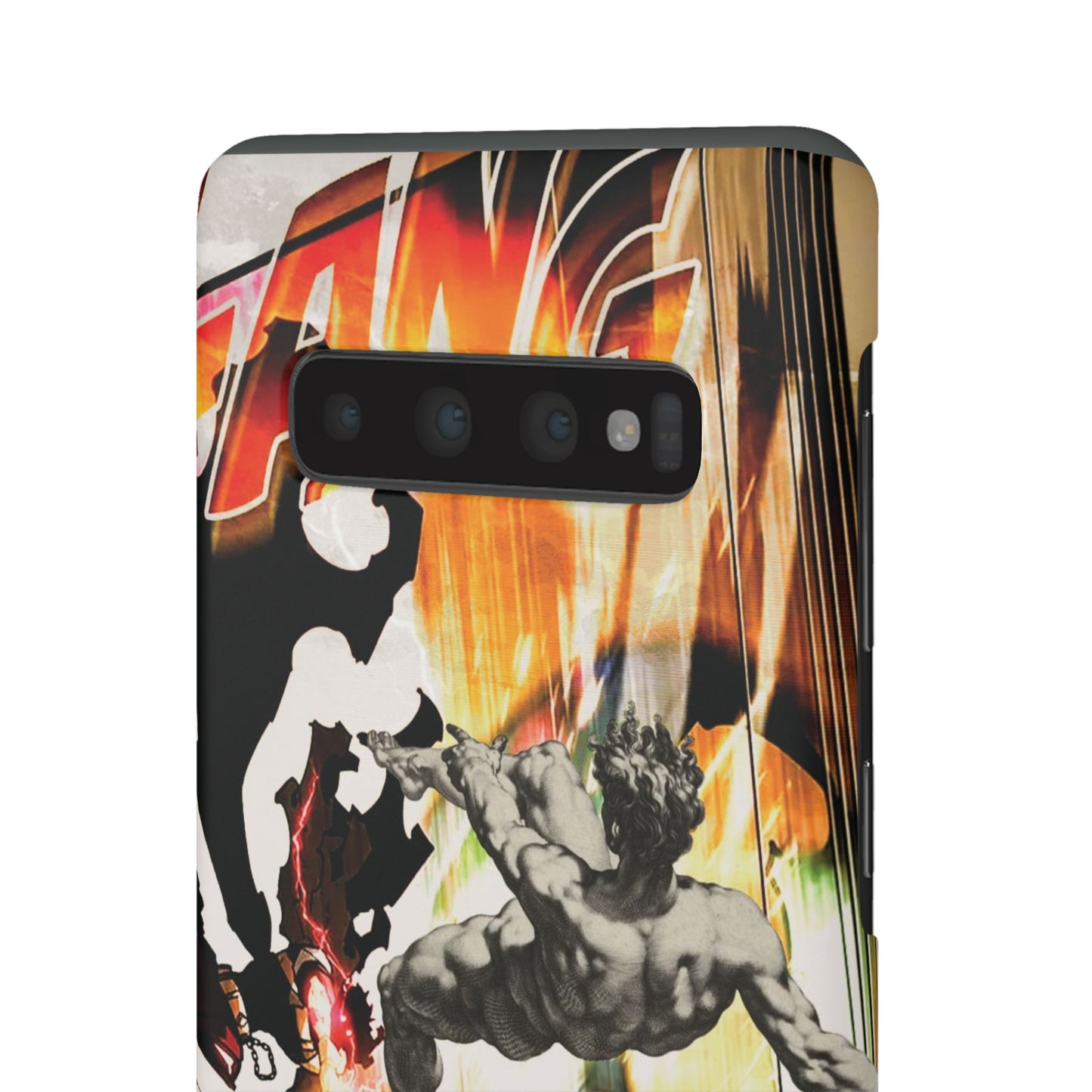 The CLANG of Ascension Mythic Hero Clash of Renaissance and Manga Design Phone Case