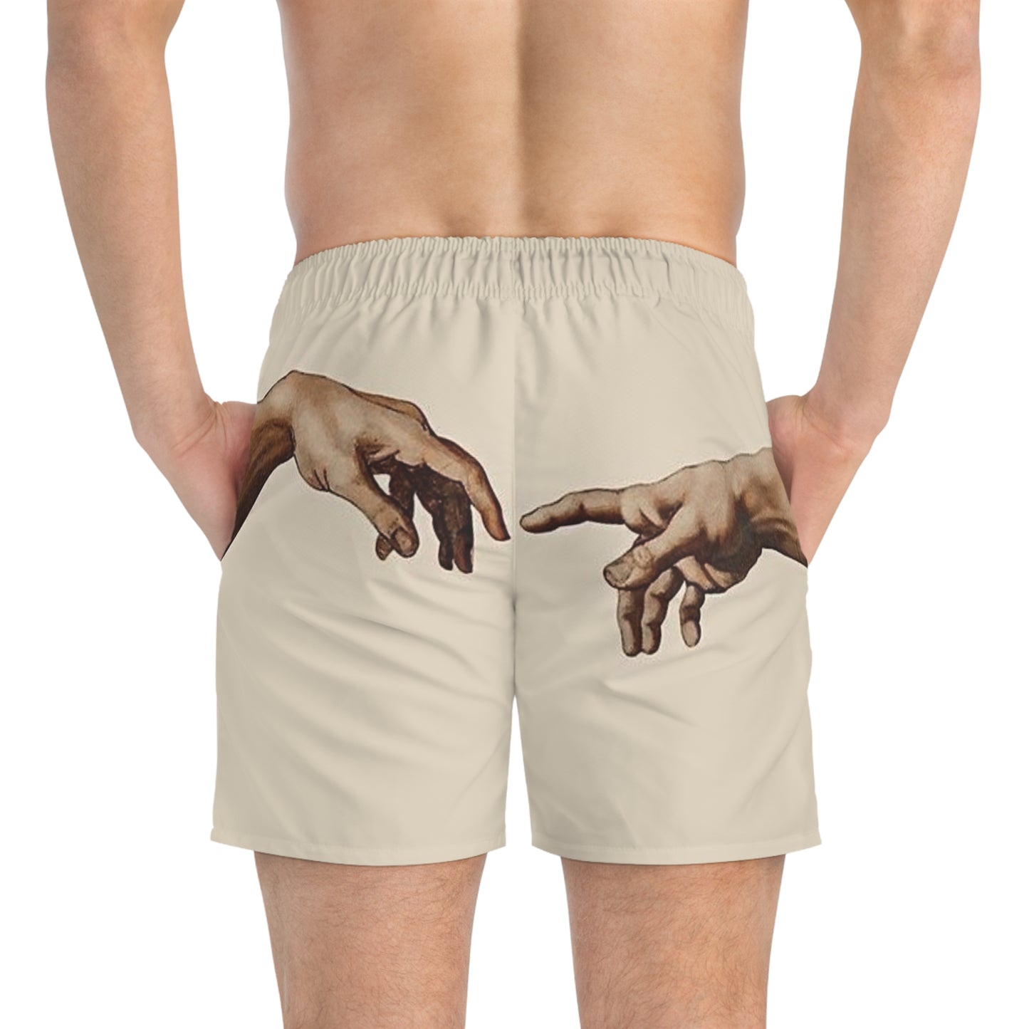 Funny Renaissance Painting Swim Shorts