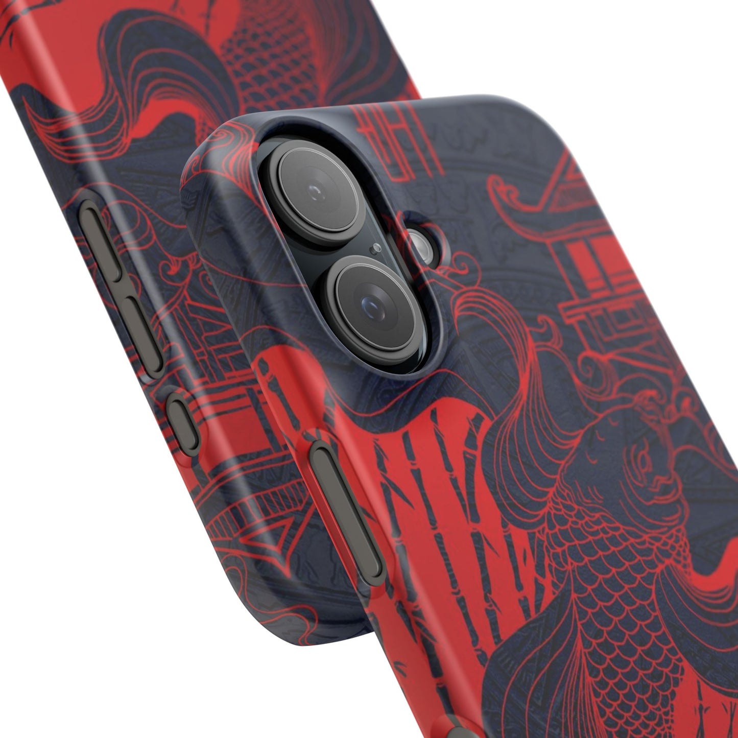 Crimson Koi Fish  – Luxury Phone Case