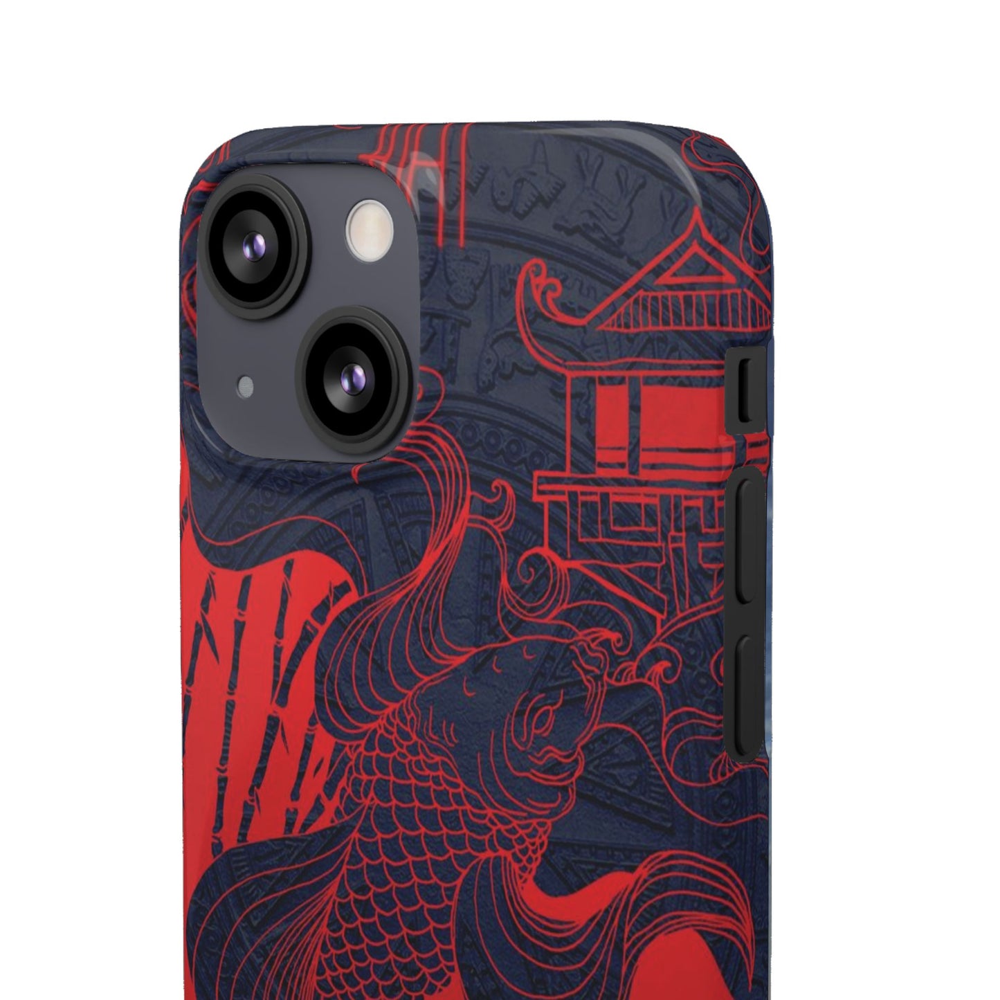 Crimson Koi Fish  – Luxury Phone Case