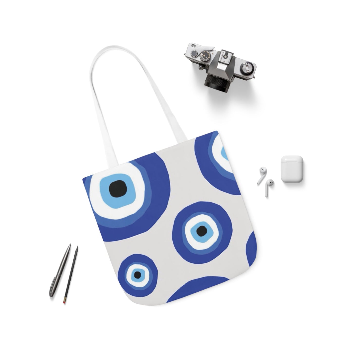 Evil Eye Canvas Tote Bag