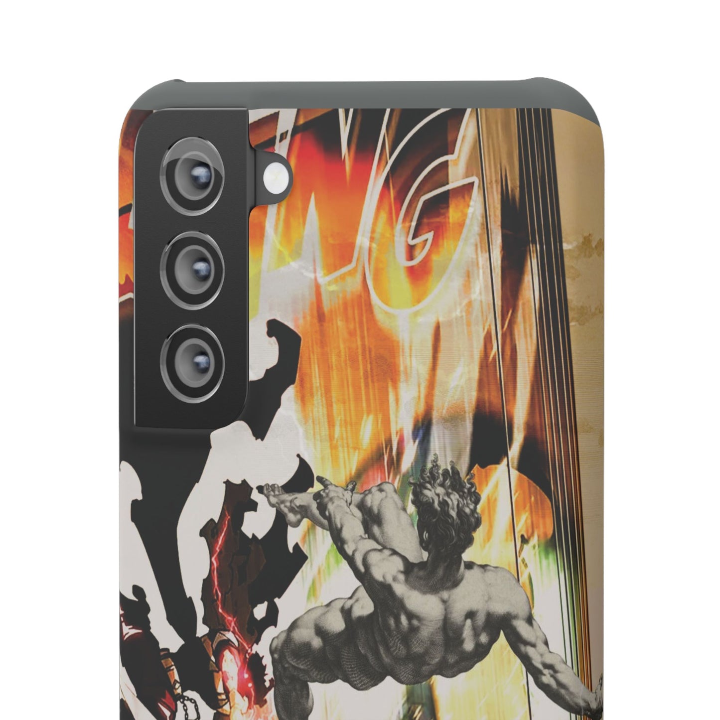 The CLANG of Ascension Mythic Hero Clash of Renaissance and Manga Design Phone Case