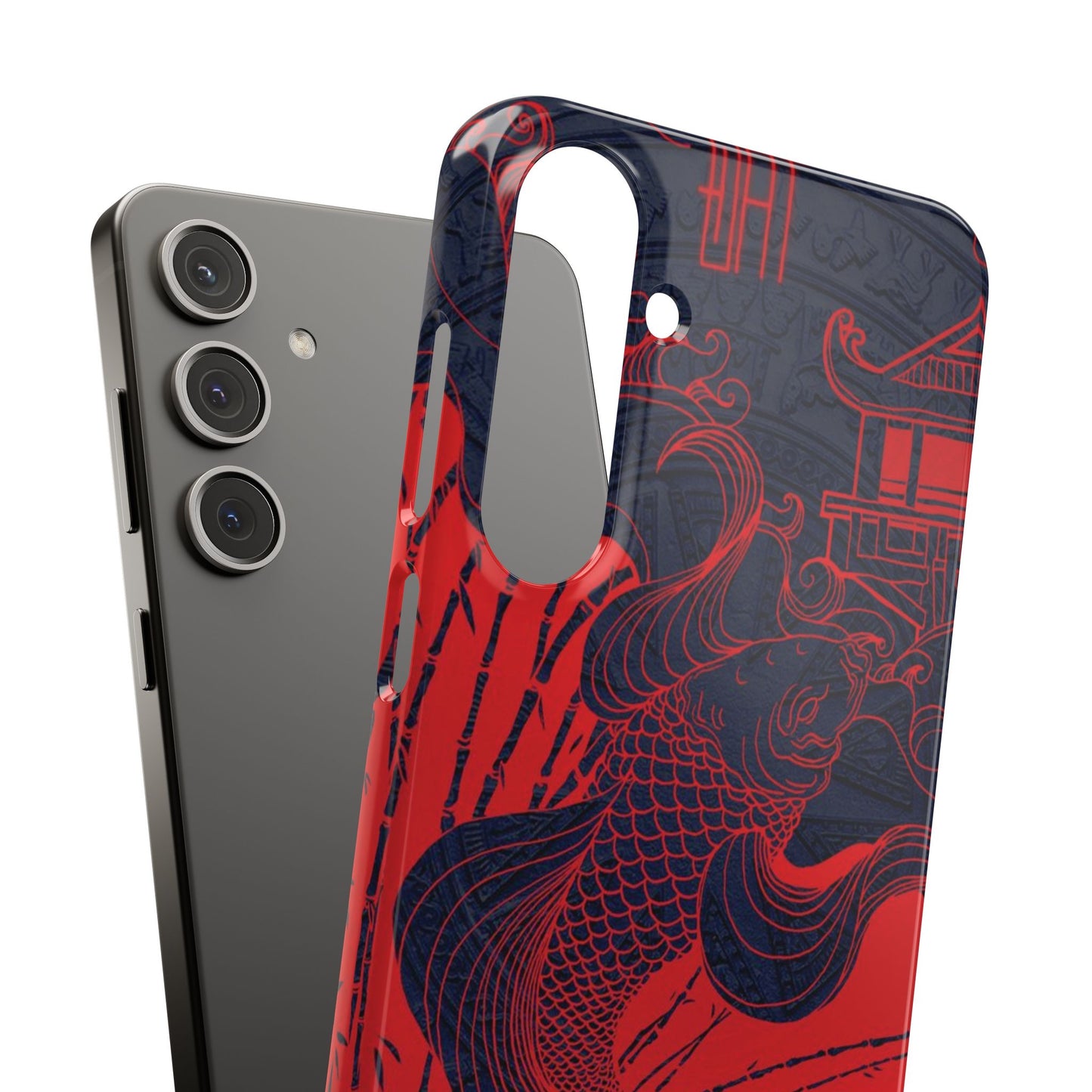 Crimson Koi Fish  – Luxury Phone Case