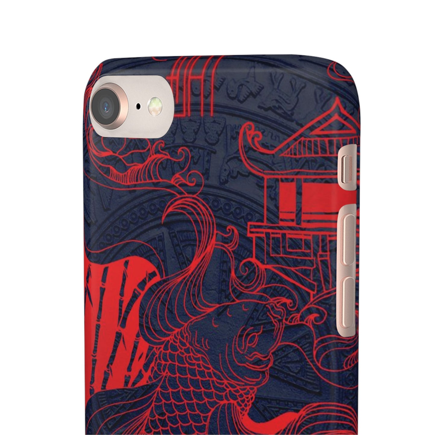 Crimson Koi Fish  – Luxury Phone Case