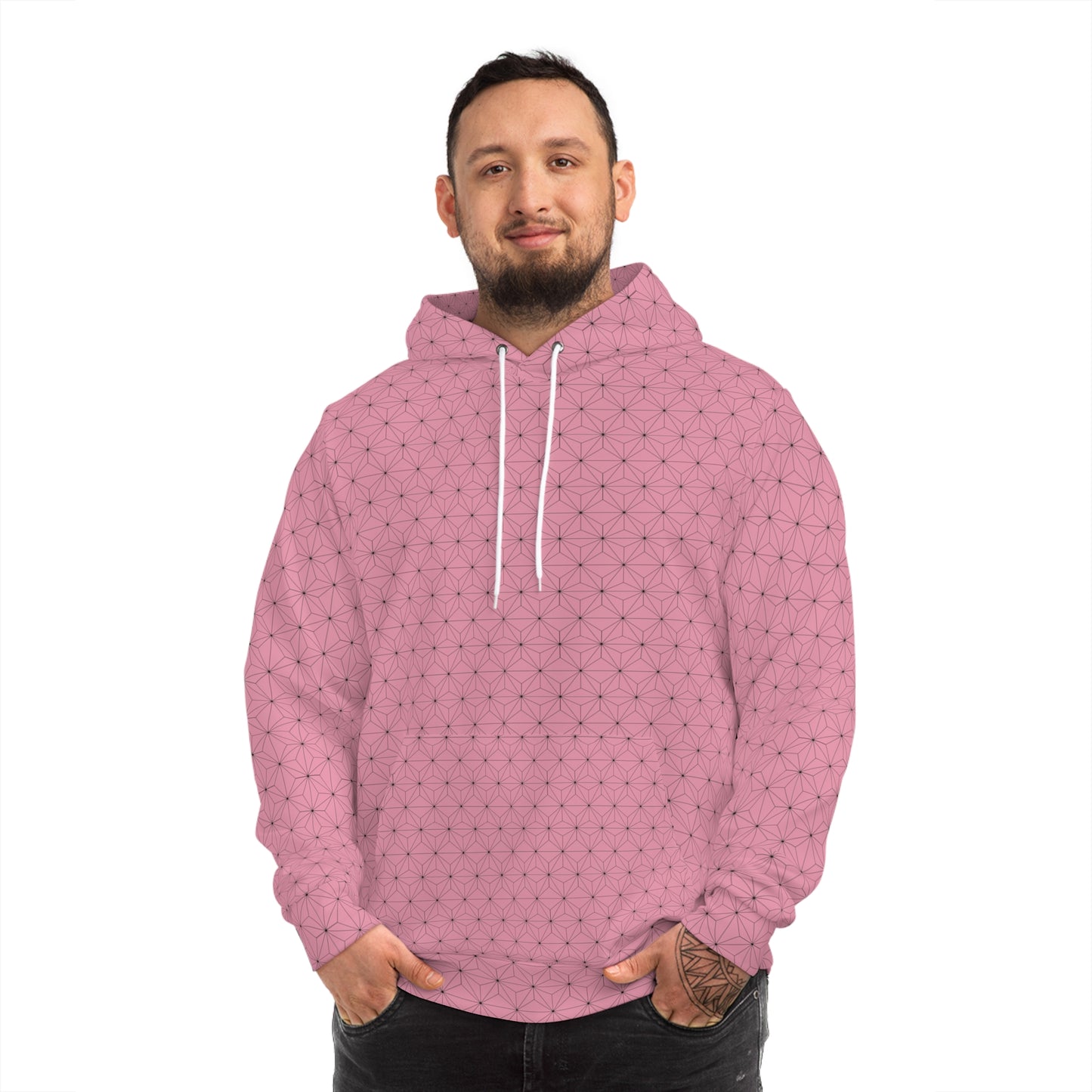 Nezuko Kamado Pink Pattern Fashion Hoodie