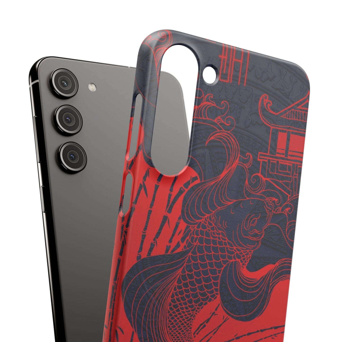 Crimson Koi Fish  – Luxury Phone Case