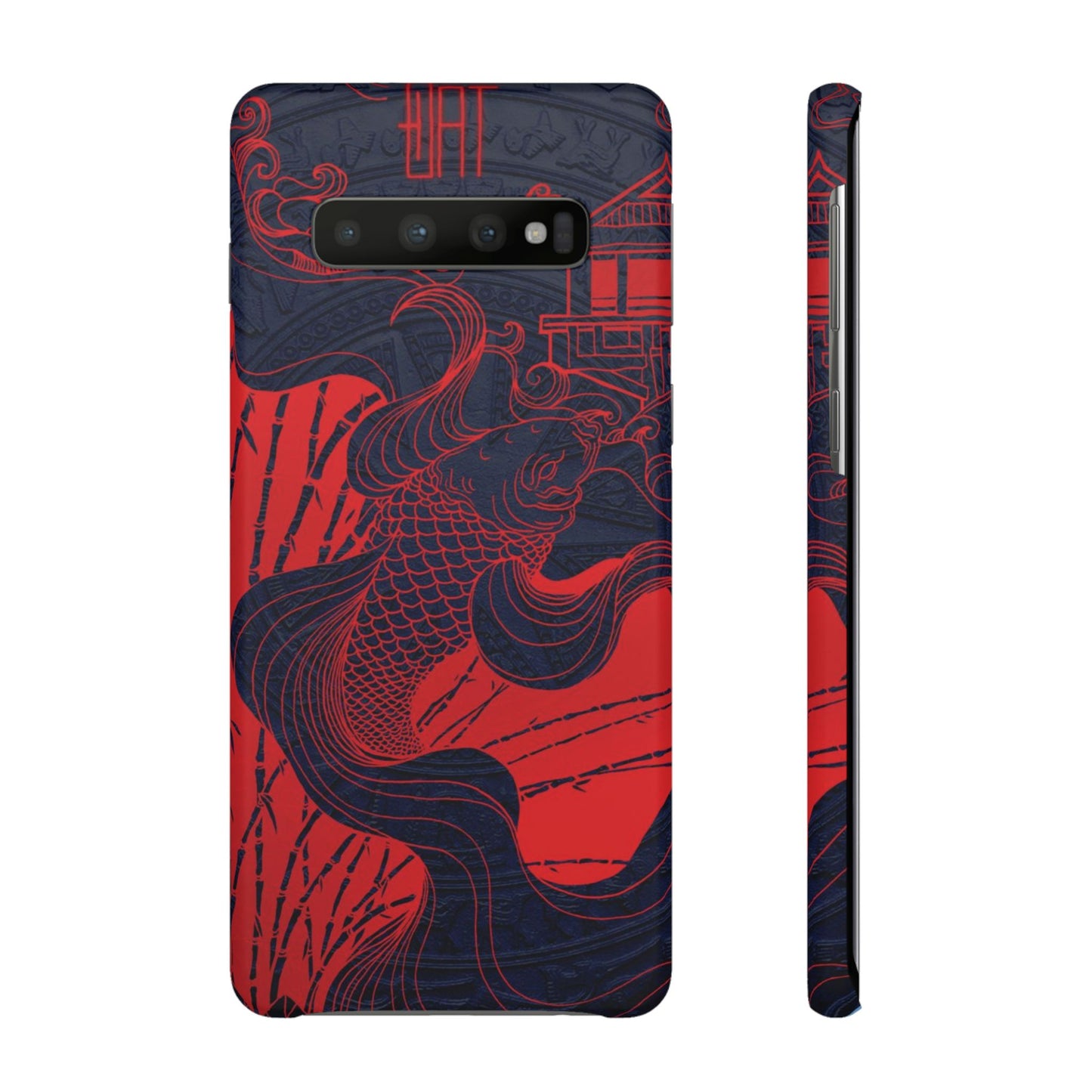 Crimson Koi Fish  – Luxury Phone Case