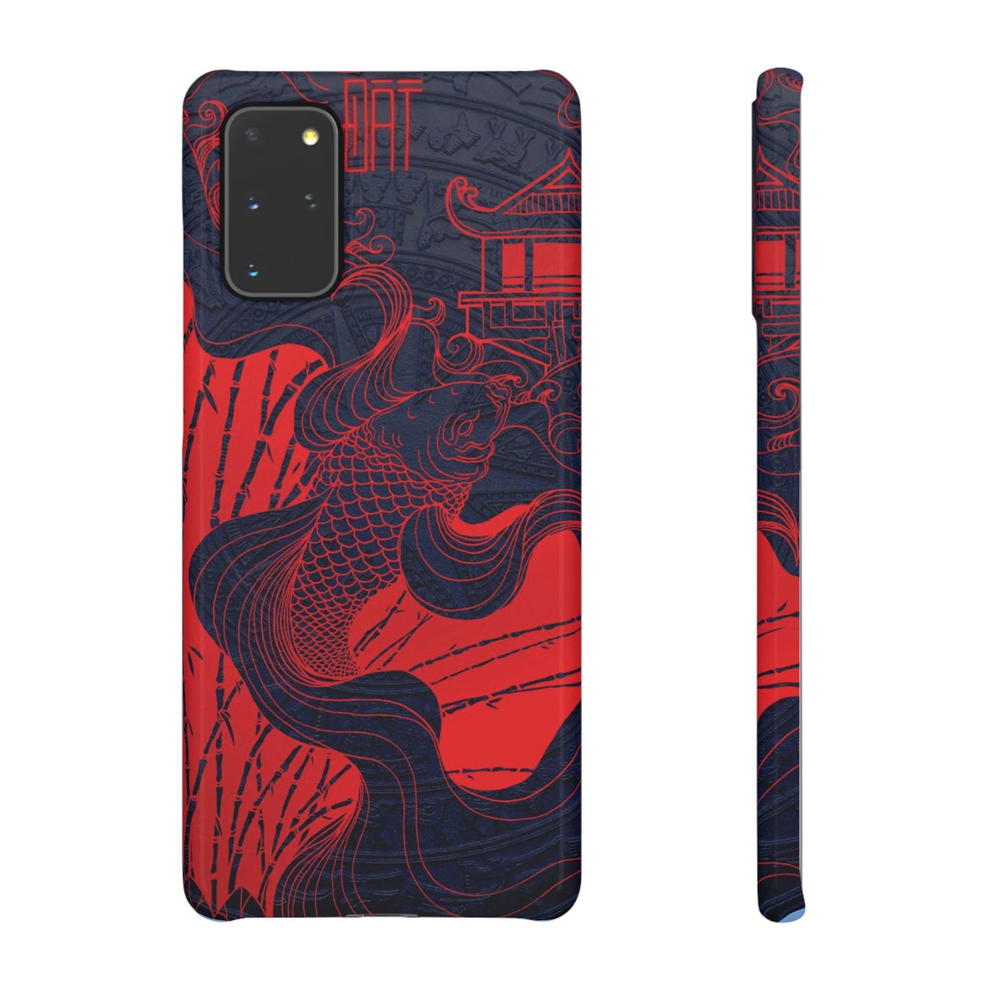 Crimson Koi Fish  – Luxury Phone Case