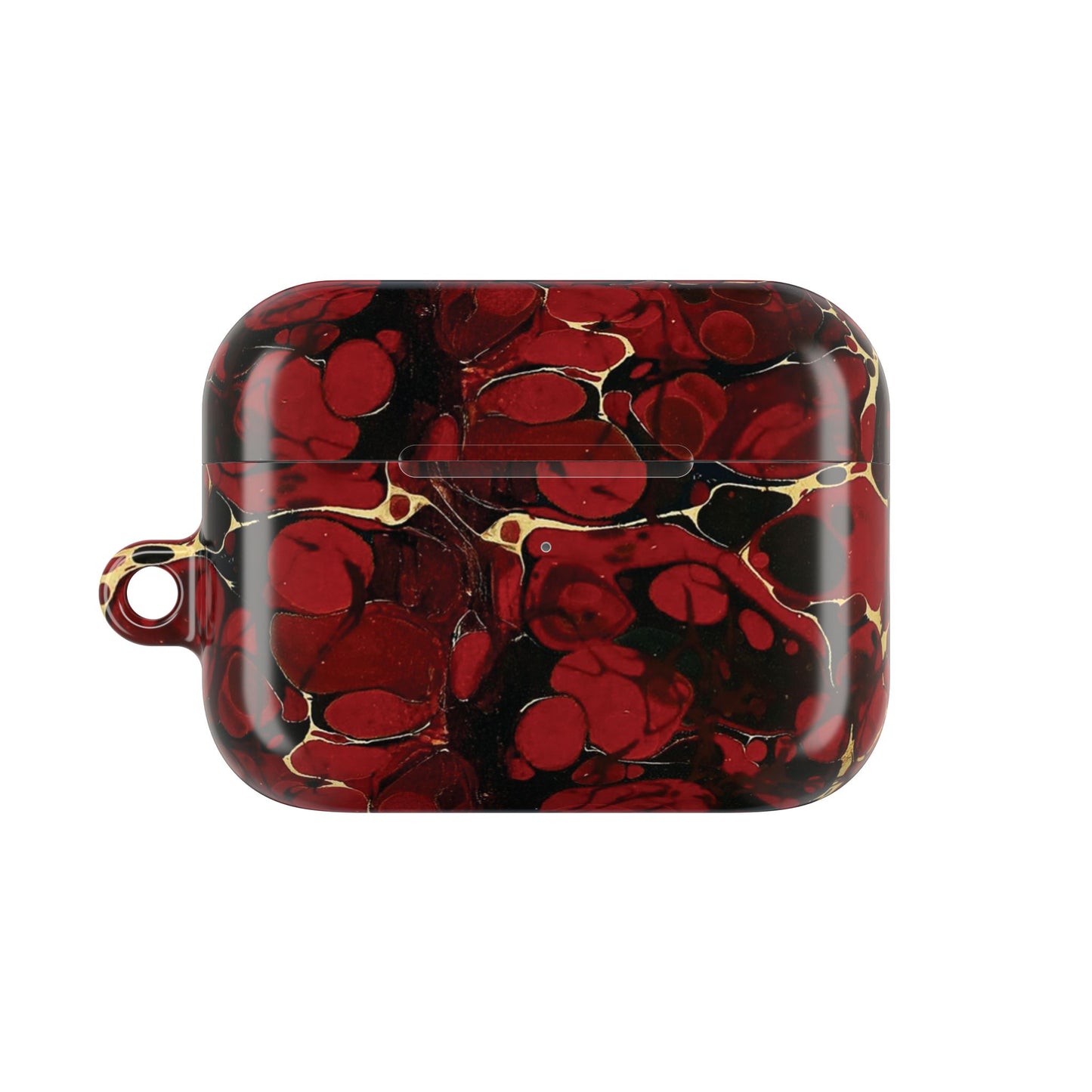 The Red Philosopher’s Stone Accessory Pouch Elegant Marble AirPod Case