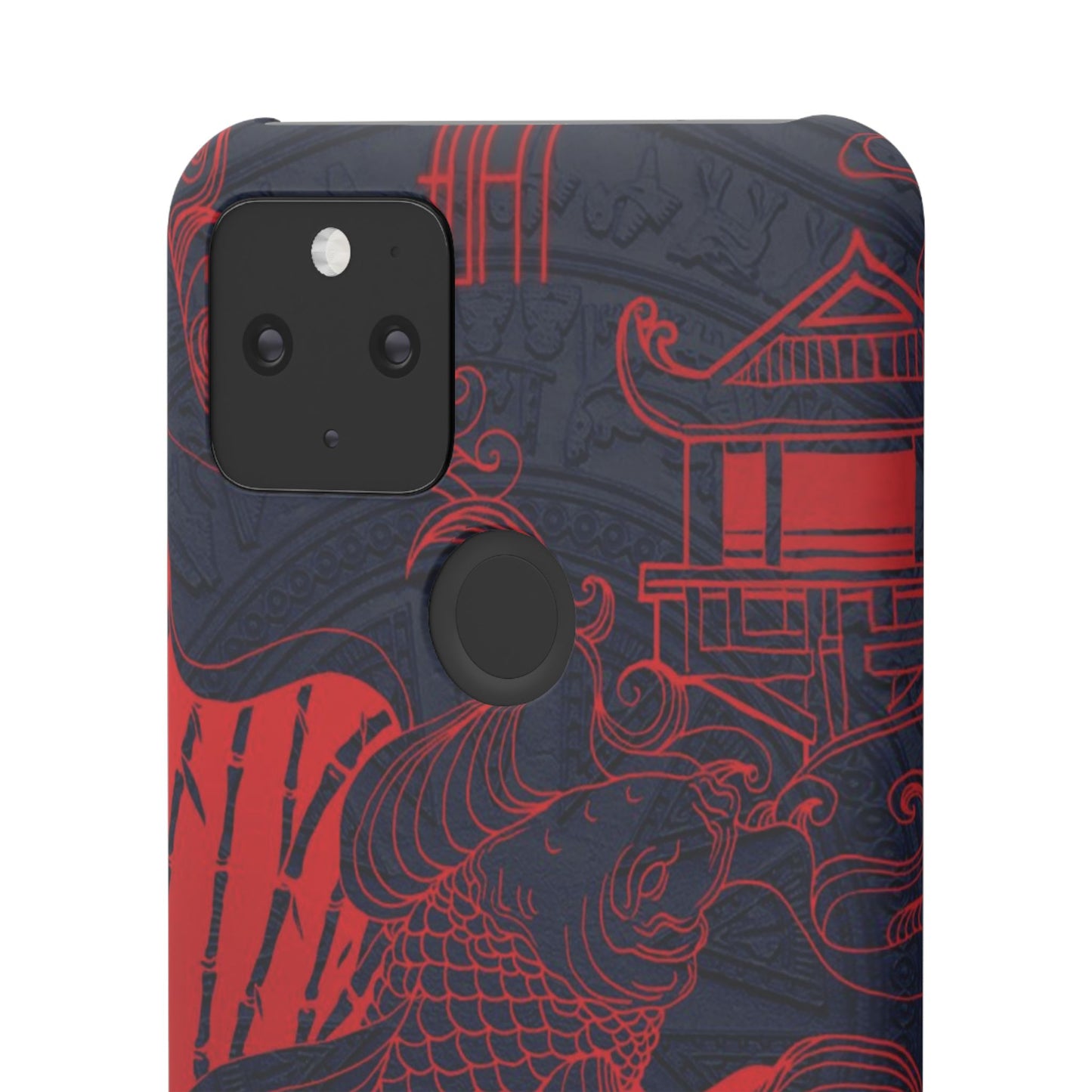 Crimson Koi Fish  – Luxury Phone Case