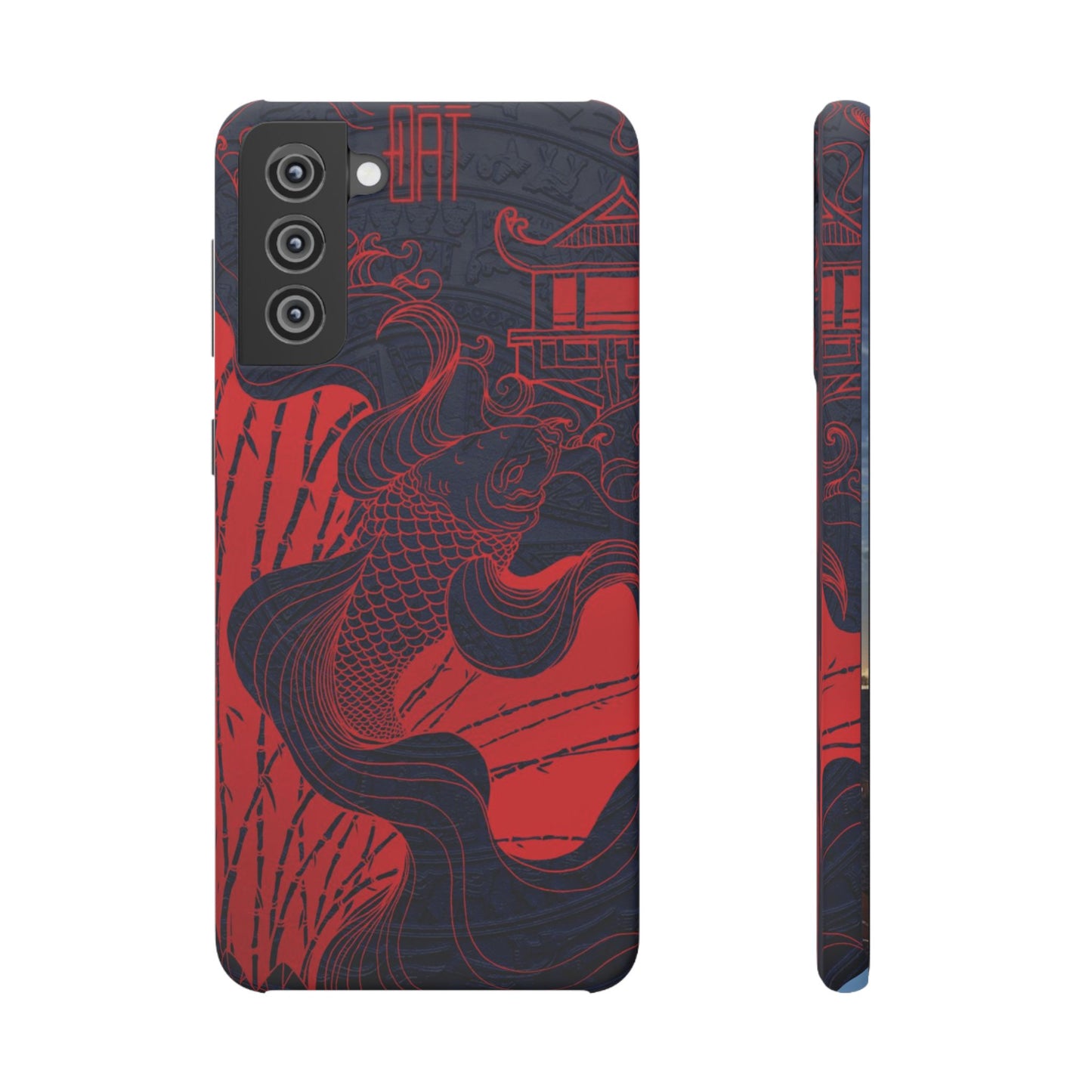 Crimson Koi Fish  – Luxury Phone Case