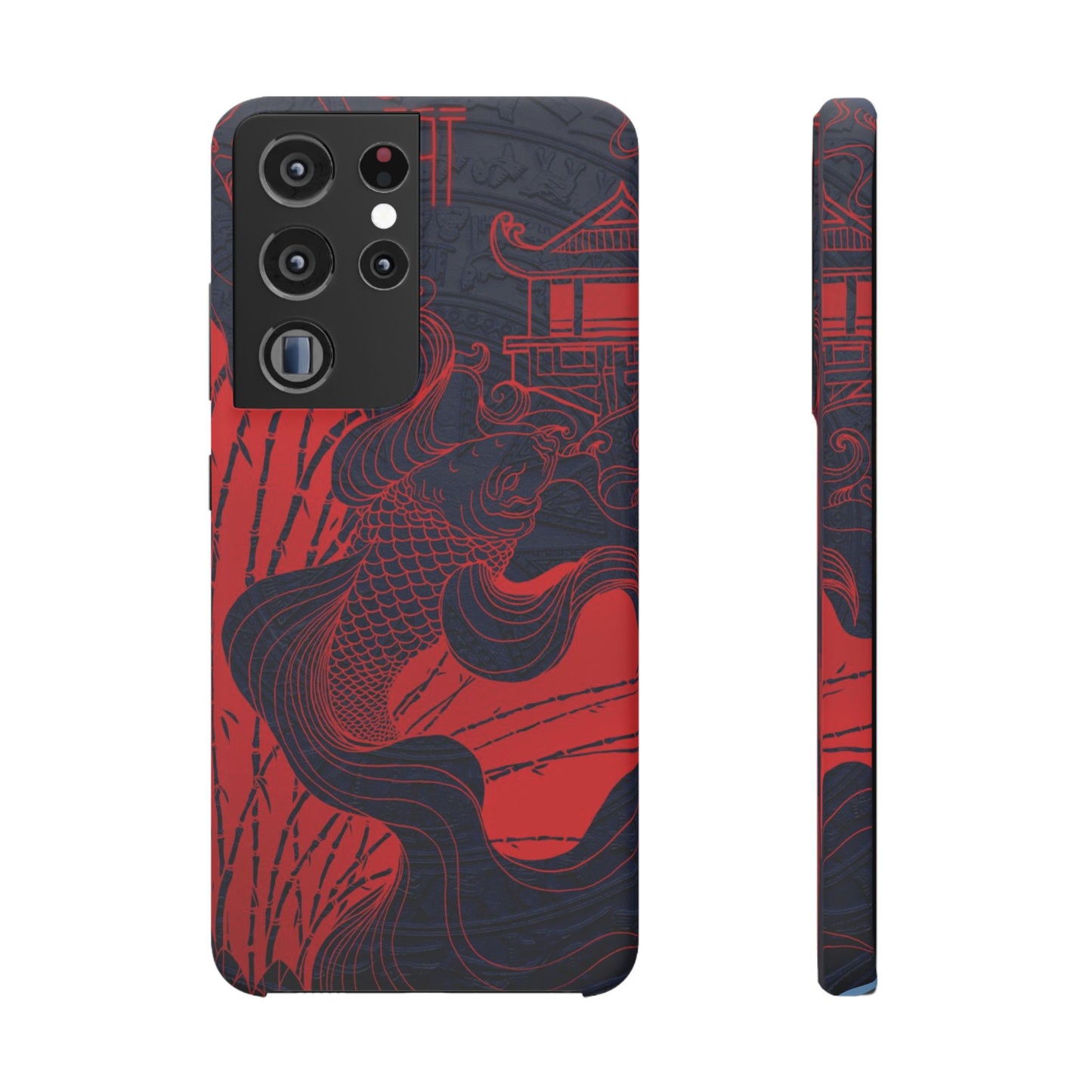 Crimson Koi Fish  – Luxury Phone Case
